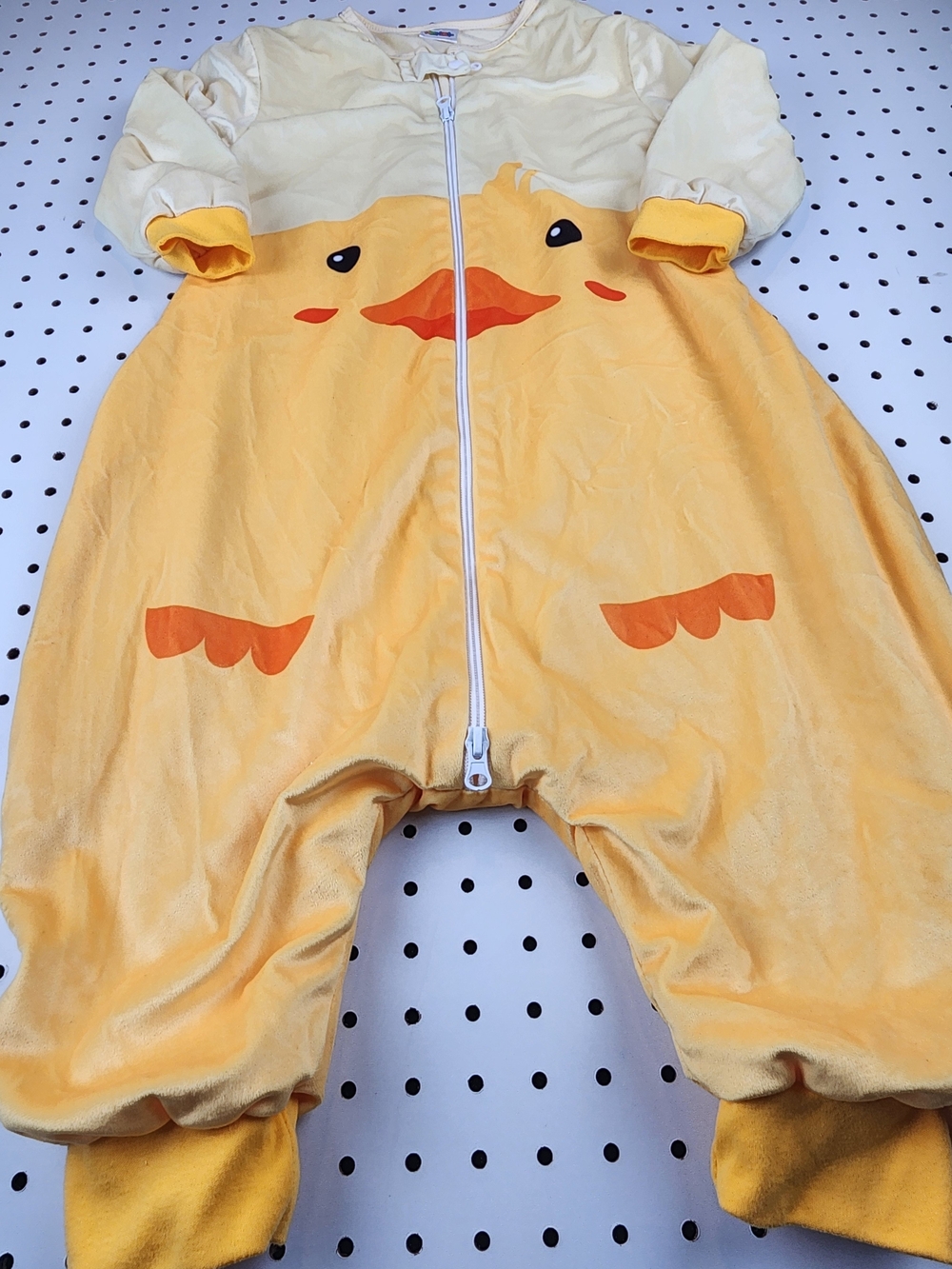 Michley Duck Sleep Sack Yellow Plush Wearable Blanket Baby Size M